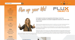 Desktop Screenshot of flux-objects.de